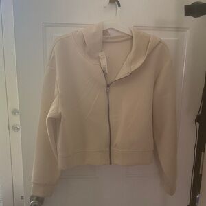 Target Women's Cream Zip-Up Jacket